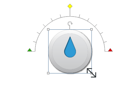 Resizing a Dial