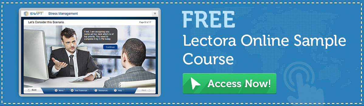 Lectora online sample course
