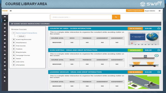 swiftHCM-Course_Library_Area