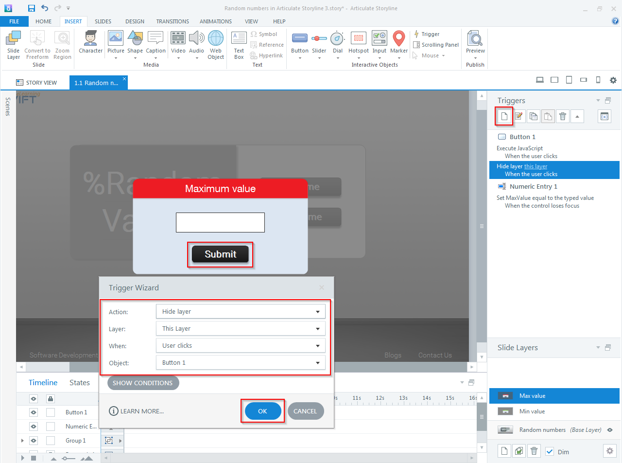 Custom Elearning Development Random Numbers In Articulate Storyline 3