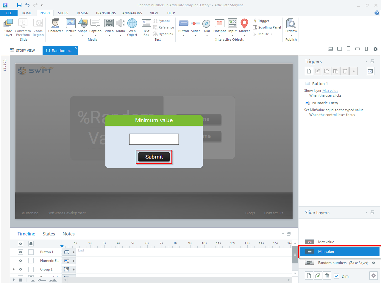 Custom Elearning Development Random Numbers In Articulate Storyline 3