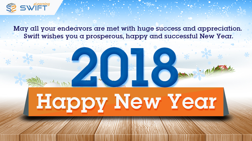 Swift eLearning wishes a Happy New year 2018