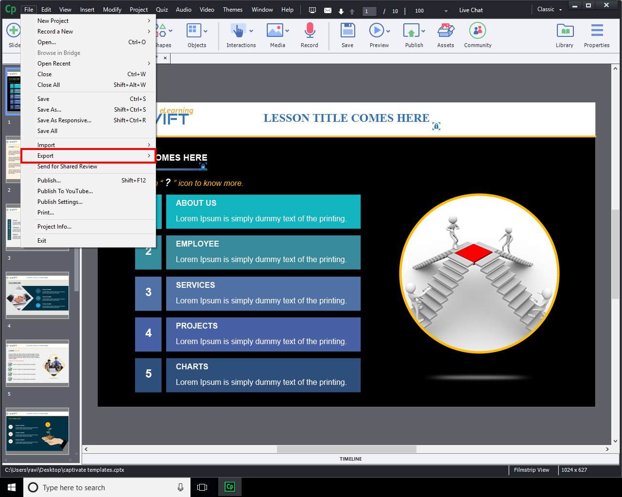 Adobe Captivate - Translation Feature for Developing Multilingual Courses-02