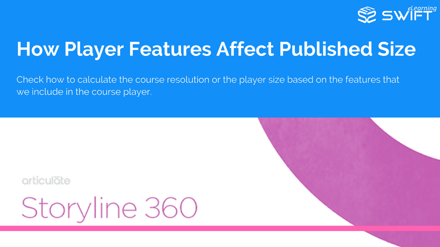 Articulate Storyline 360 – Calculate Course Resolution Based On Features Selected – Player Size