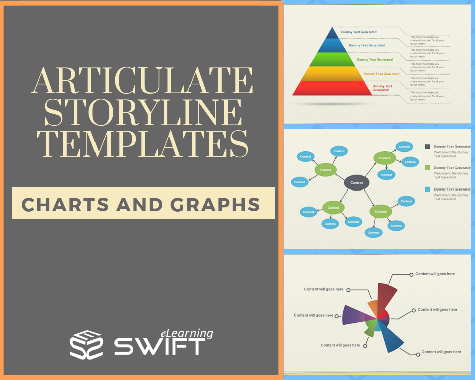 Articulate Storyline Interactive Charts and Graphic Templates