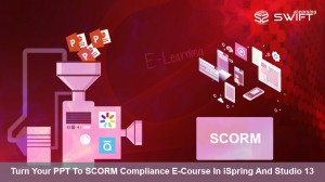 Convert PPT presentation into a SCORM course with iSpring and Studio 13