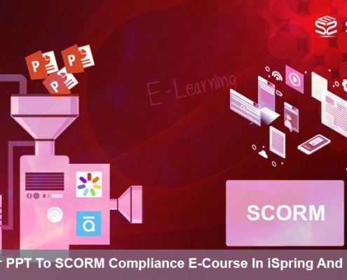 Convert PPT presentation into a SCORM course with iSpring and Studio 13