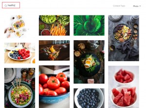 Search for the related image from Search Content Library and select the required image.