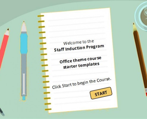 Staff Induction Program - Office theme template
