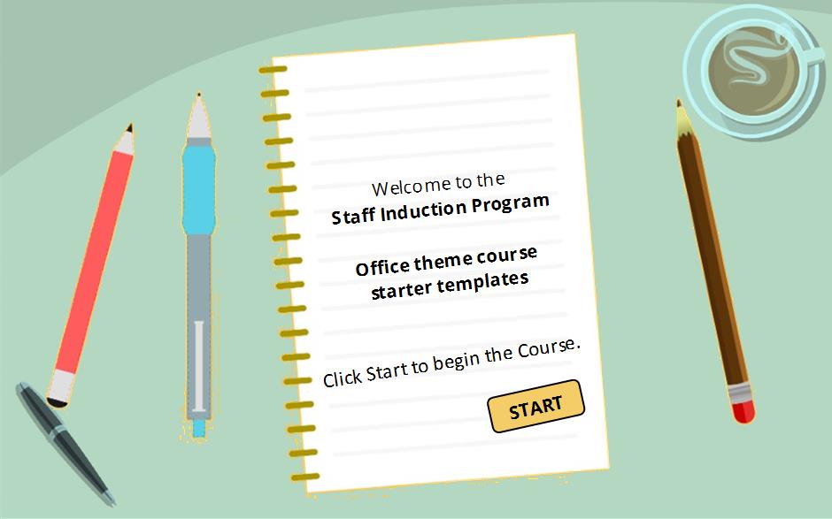 Staff Induction Program - Office theme template