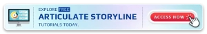 Free Articulate Storyline tutorials for custom eLearning development – Learn to create interactive courses and training modules.