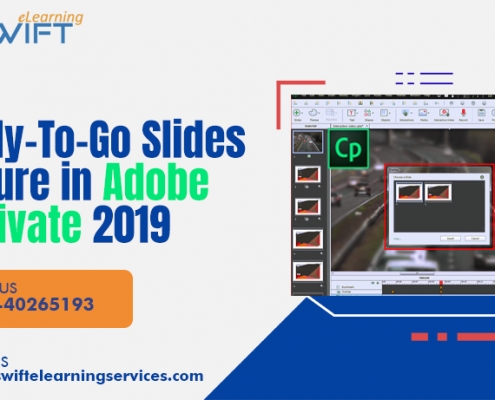 Steps to create an eLearning Course Using Ready-To-Go Slides feature - Adobe Captivate 2019