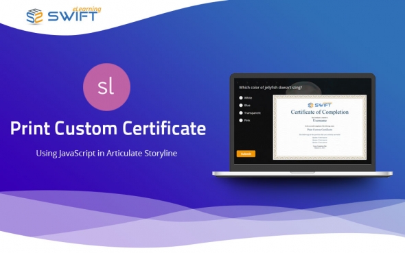 Custom elearning - Print Custom Certificate using Javascript in Articulate Storyline