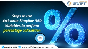 Steps to use Articulate Storyline 360 Variables to perform percentage calculation