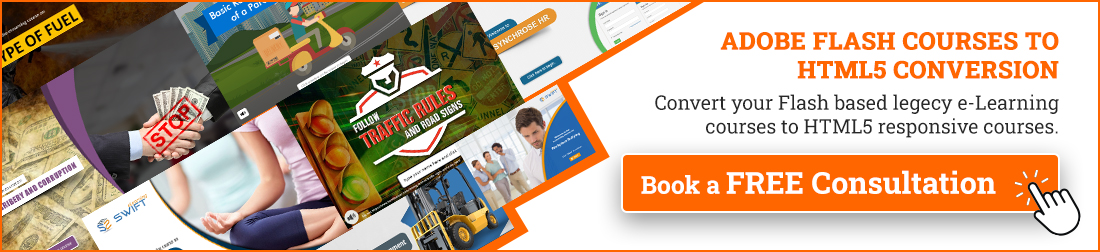 Convert Flash to HTML5 elearning courses