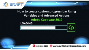 How to create custom progress bar Using Variables and Advanced Actions - Adobe Captivate 2019