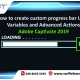 How to create custom progress bar Using Variables and Advanced Actions - Adobe Captivate 2019