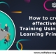 How to create an effective Online Training Using Adult Learning Principles