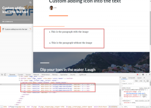 adding custom image into the text - articulate rise 09
