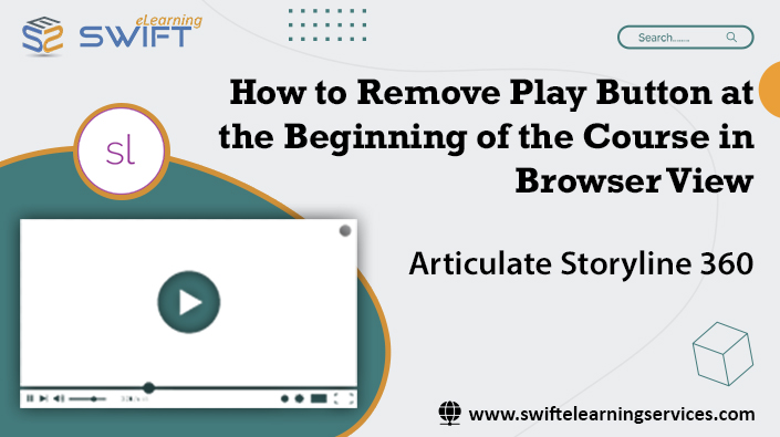 how to remove play button in storyline