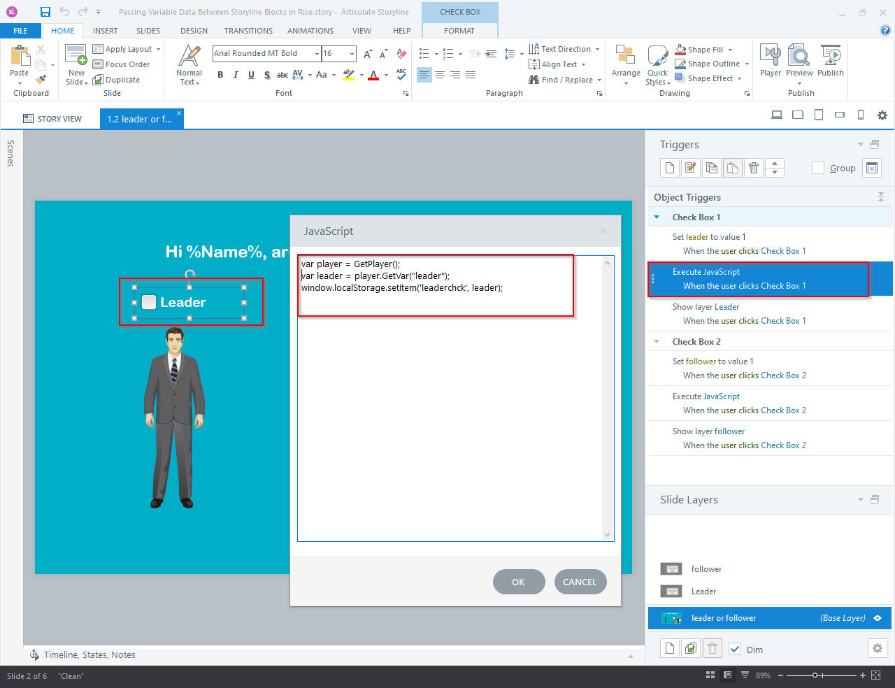 Articulate Storyline 360 to Articulate Rise Blocks 5