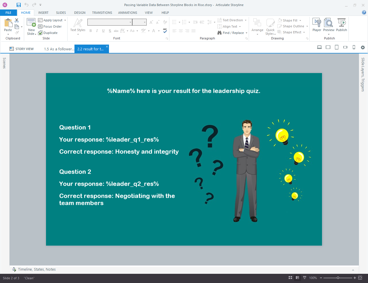 Articulate Storyline 360 to Articulate Rise Blocks 7