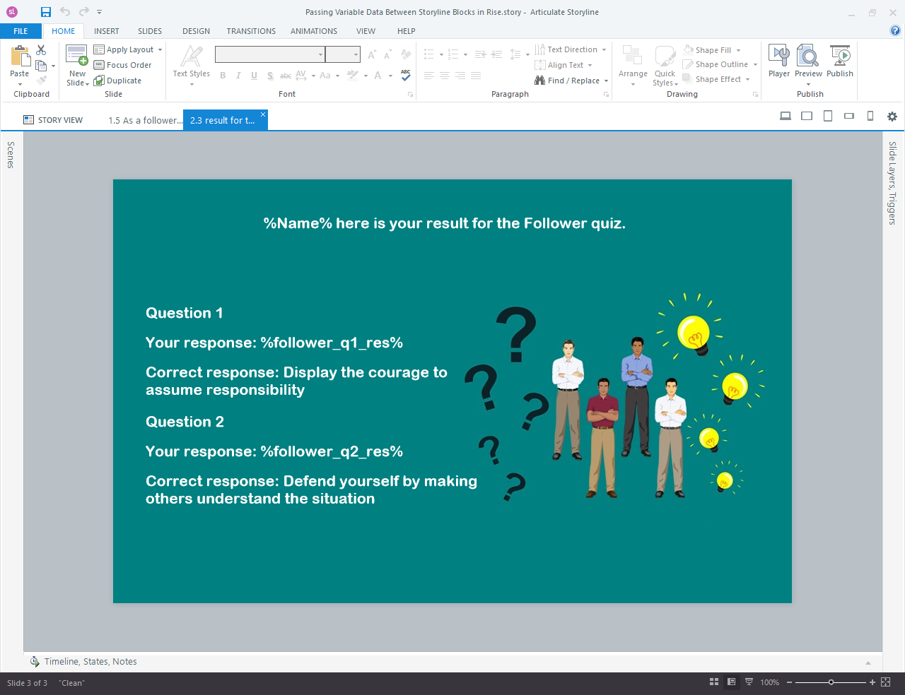Articulate Storyline 360 to Articulate Rise Blocks 7
