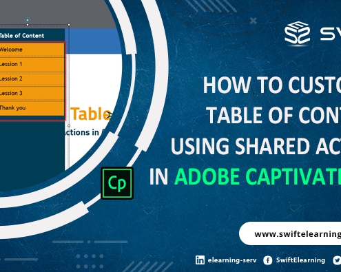 table of contents in adobe captivate