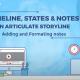 Adding and Formatting Slide Notes