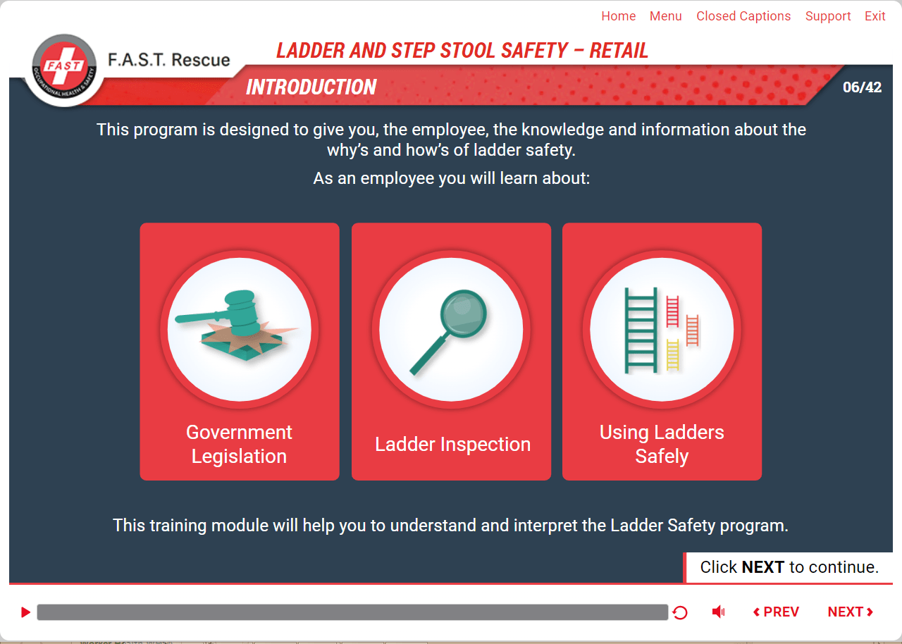 Ladder Safety Training Covers Stepstool and Stepladder