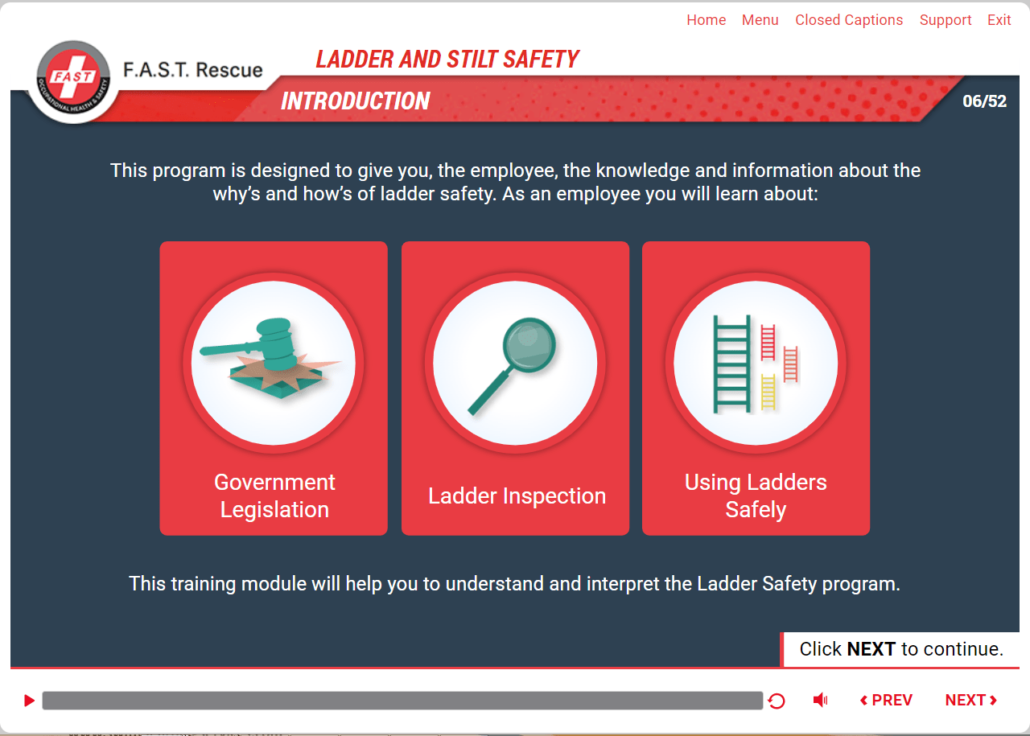 Ladder Safety Training