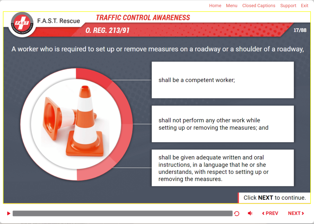 Traffic Control Training