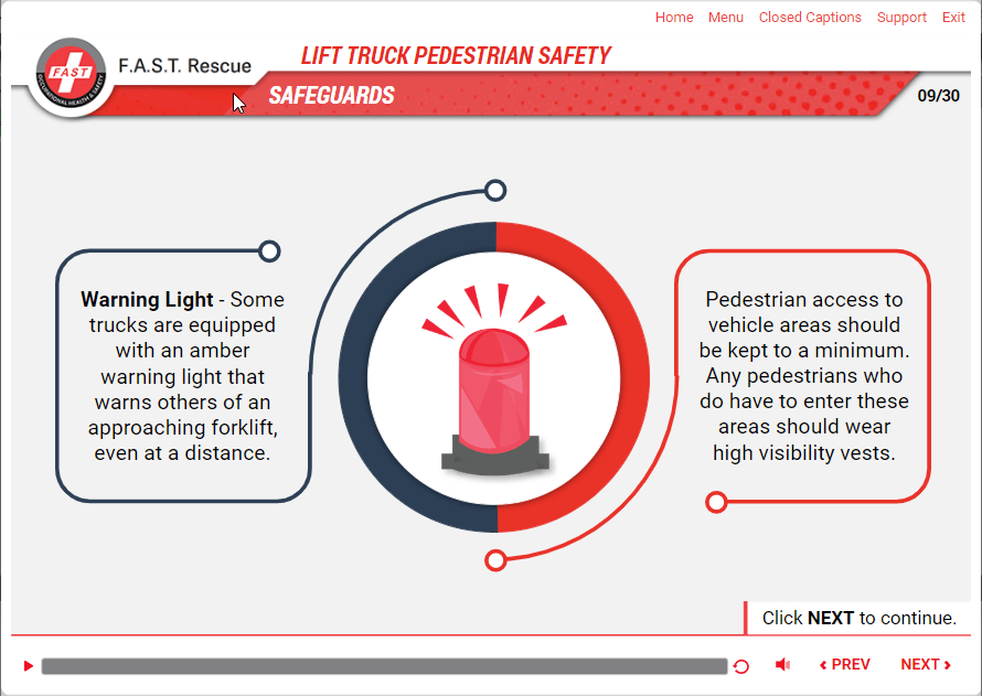 Lift Truck Pedestrian Safety Training