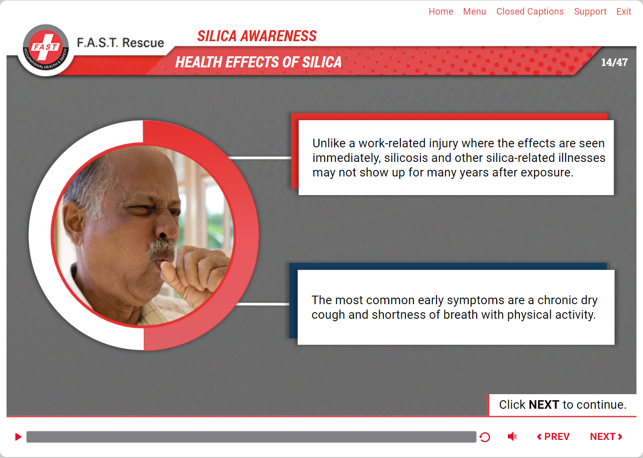 Silica Awareness Online Training Program