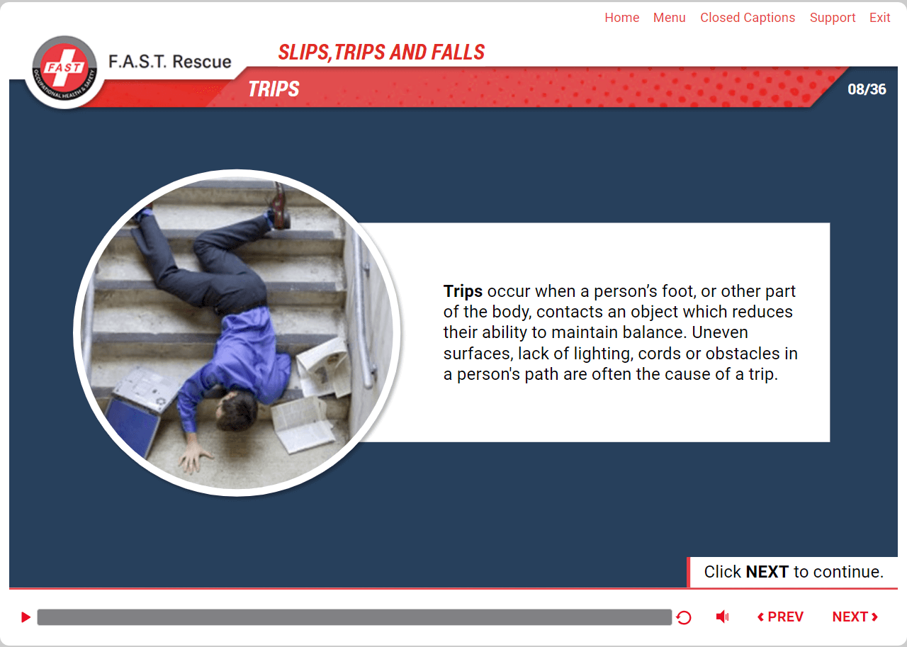 Slips, Trips and Falls Basics
