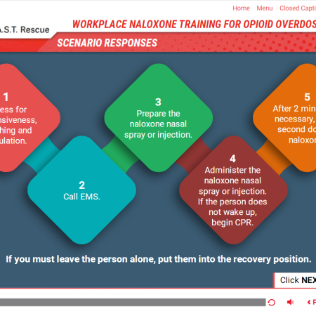 Workplace Naloxone Training for Opioid Overdoses