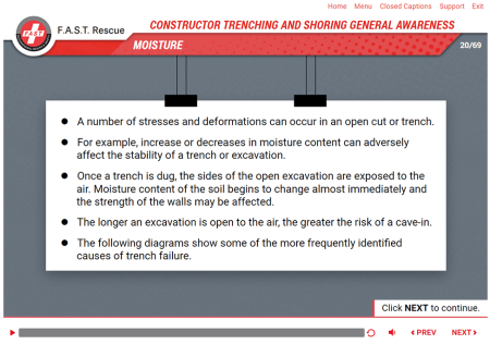 Constructor Trenching and Shoring General Awareness