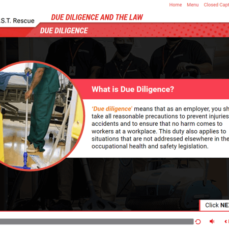 Due Diligence and the Law