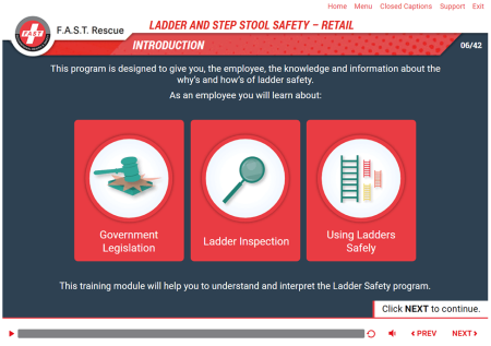 Ladder and Step Stool Safety Retail