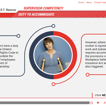 Supervisor Awareness online training course