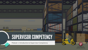 Supervisor Competency M1 | Swift eLearning Services – Custom eLearning and Digital Training Solutions supervisor competency m1