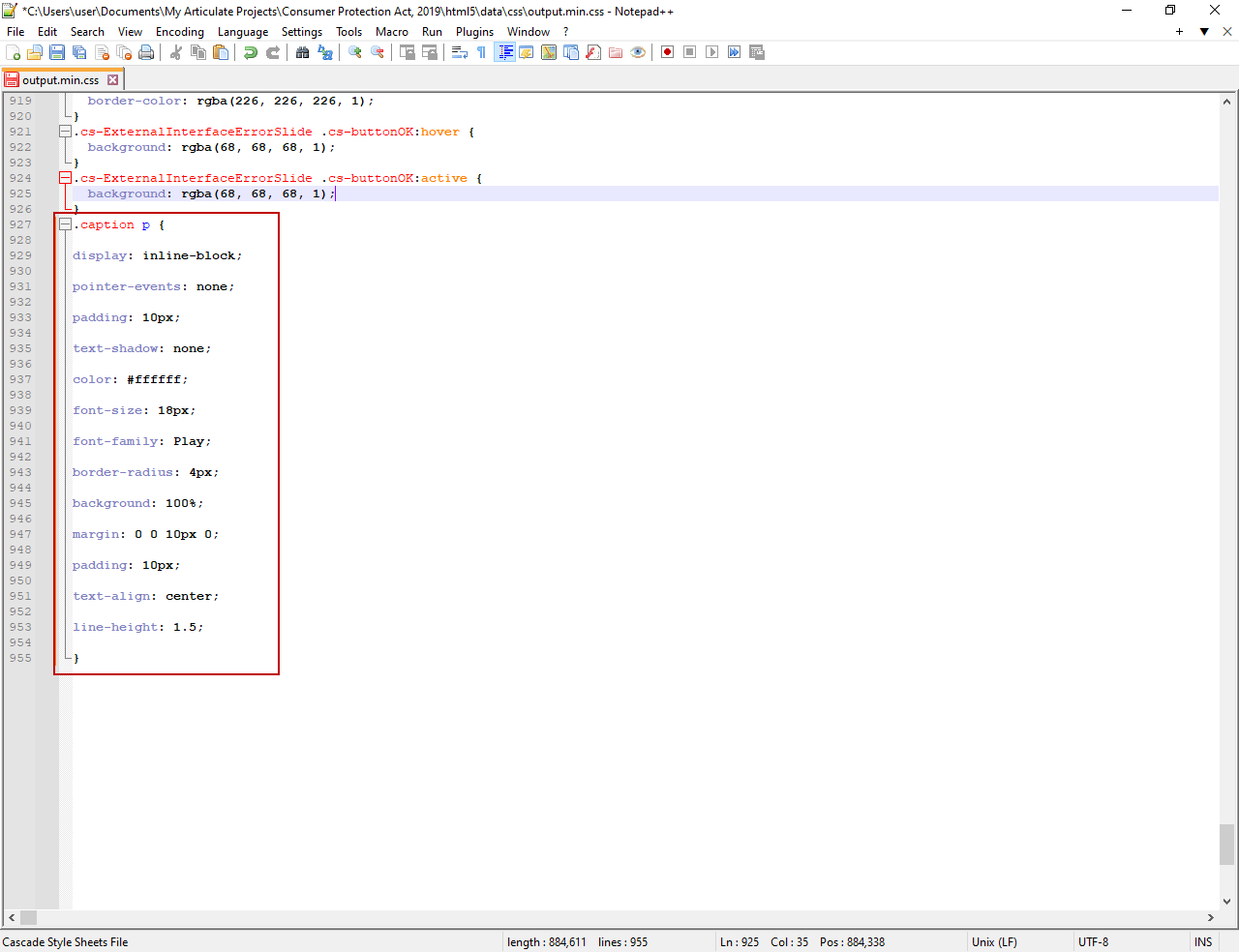 Transparent CC Text in Storyline 360: A CSS Code Guide