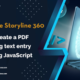 Articulate Storyline 360 How to create a PDF containing text entry data using Javascript