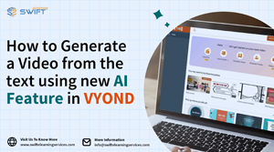 How to generate a video from the text using new AI feature in VYOND