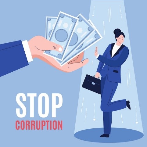 anti-bribery and corruption.