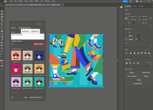 You can enter the required color values in the prompt entry field and click the 'Generate' button.