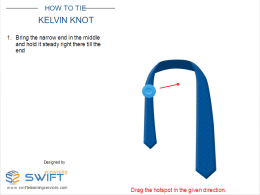 Free Kelvin Knot Training Course for a Sharp Look