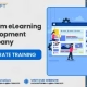 Partner with Swift eLearning Services for cost-effective custom eLearning solutions that are tailored to your business needs, enhancing employee training and performance with engaging, interactive courses.