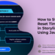 How to Start and Reset Timer Setup in Storyline 360 Using JavaScript