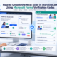 How to Unlock the Next Slide in Storyline 360 Using Microsoft Forms Verification Codes | Swift eLearning Services – Custom eLearning and Digital Training Solutions woman at a desk viewing a large multi-monitor ui tutorial about storyline 360 and form verification codes (training banner).